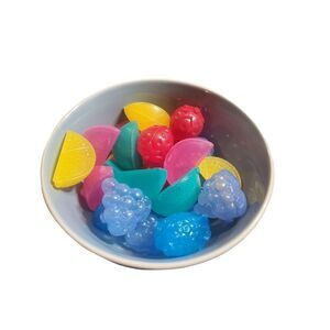Plastic Summer Fruit Shaped Reusable Ice Cubes